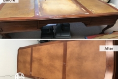 Desk-Table-Leather-Top-replacement-repair-Dyeing-change