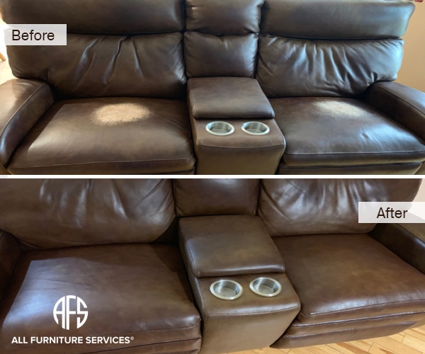 Brown Black Leather Ink Mark Dye, How To Repair Discolored Leather Sofa